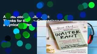 Access books Waiter Rant: Thanks for the Tip--Confessions of a Cynical Waiter any format