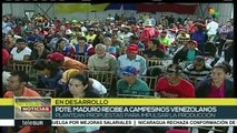 Venezuela: pdte. Maduro recibe la Marcha Campesina Admirable