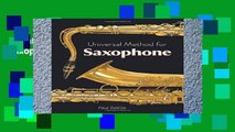 D0wnload Online Universal Method for Saxophone For Kindle