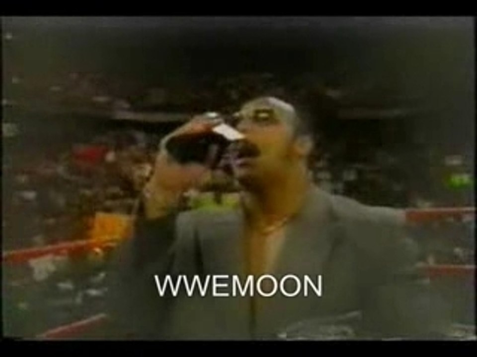 WWF THE ROCK VS AUSTIN ON THE TITLE