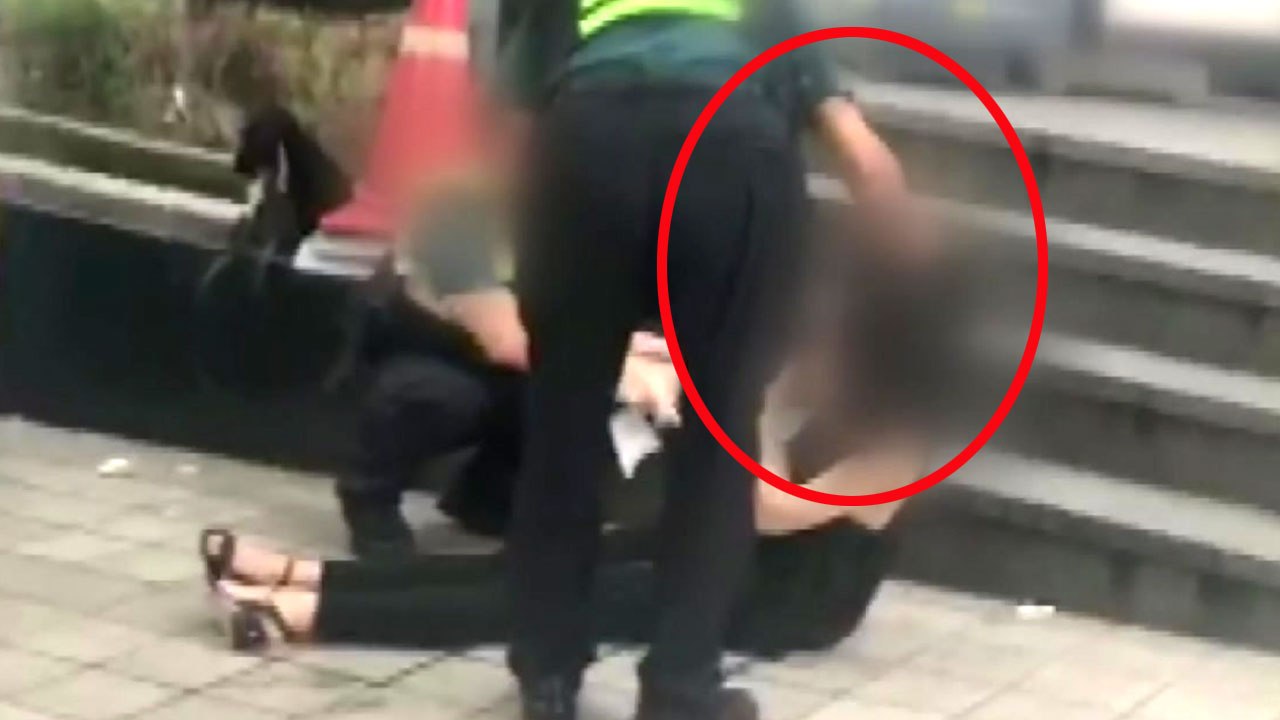 [단독] 경찰청장 '여성범죄 총력 대응' 다짐한 날...여성 머리채 잡고 흔든 경찰...