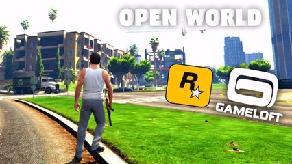 Top 10 OPEN WORLD GAMES by Gameloft and Rockstar for Android [GameZone]