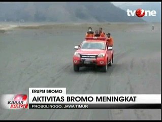 Aktifitas Bromo Meningkat, Petugas Siapkan Pengungsian