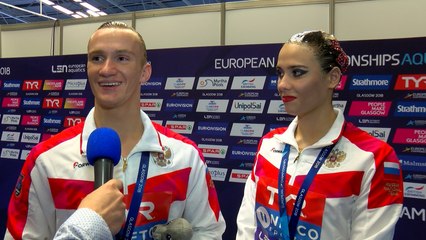 Aleksandr Maltsev, Maya Gurbanderdieva – winners of Synchro Mixed Duet Technical