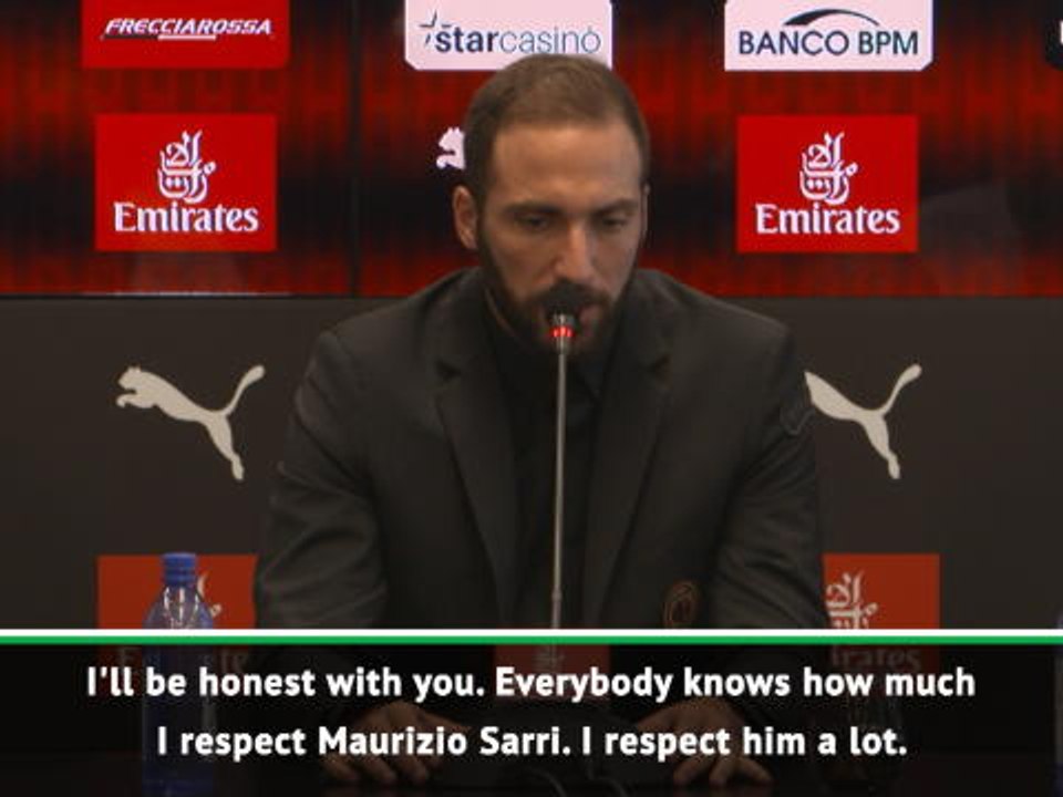 Only Sarri wanted me at Chelsea...Milan was an easy choice - Higuain