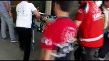Siirt'te devrilen motosikletteki 2 uzman çavuş yaralandı