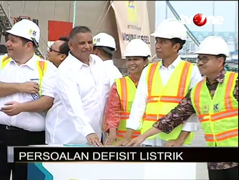 Presiden Joko Widodo Luncurkan Kapal Pembangkit Listrik
