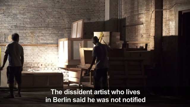 Demolition begins at Ai Weiwei's Beijing studio