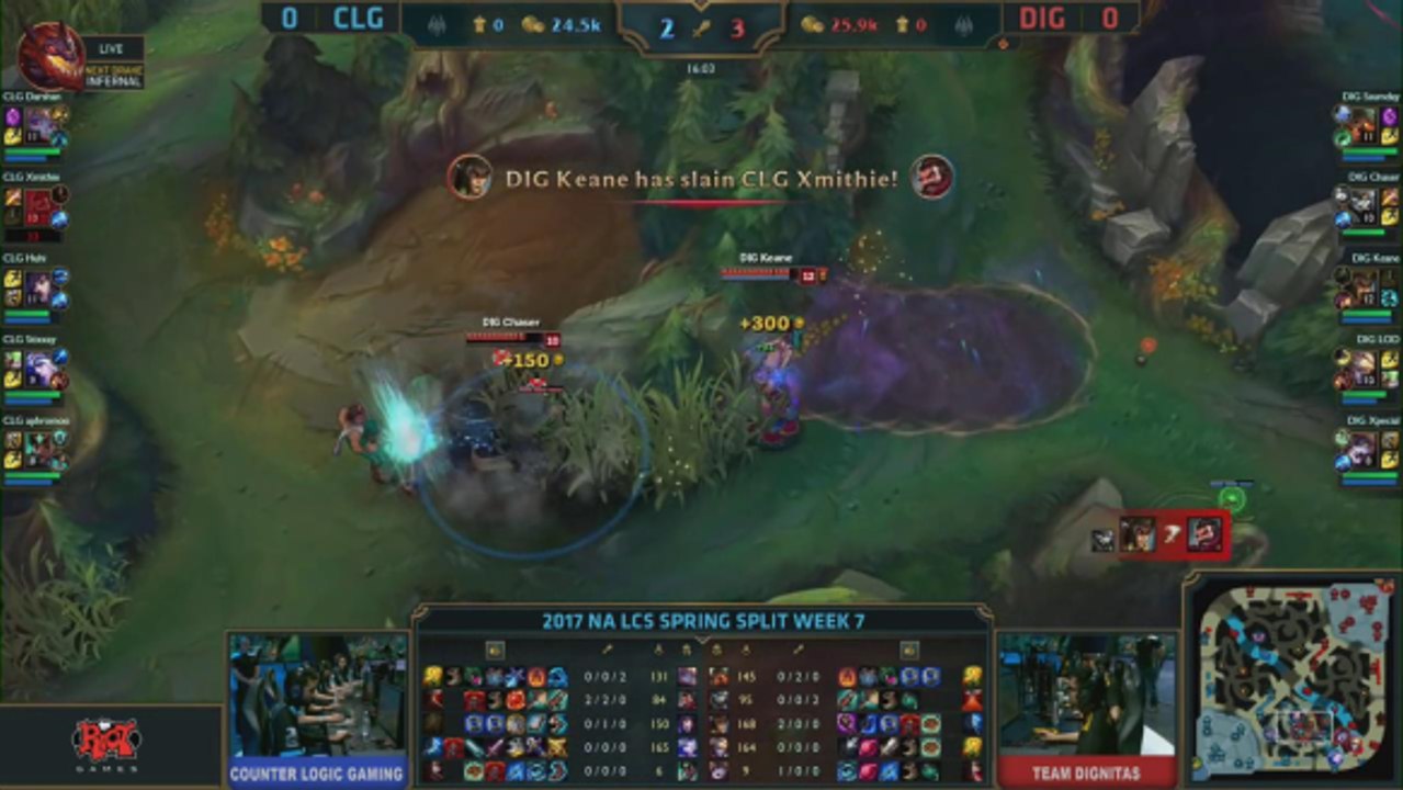 CLG vs DIG - Week 7 Day 2 Highlights (Spring 2017)