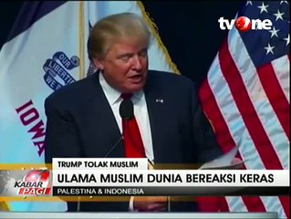 Reaksi Ulama Atas Pernyataan Donald Trump