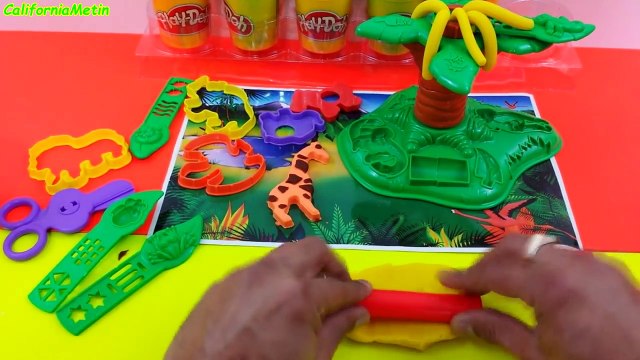 Play Doh Safari Playset Jungle Pets Animal Playdough Toys