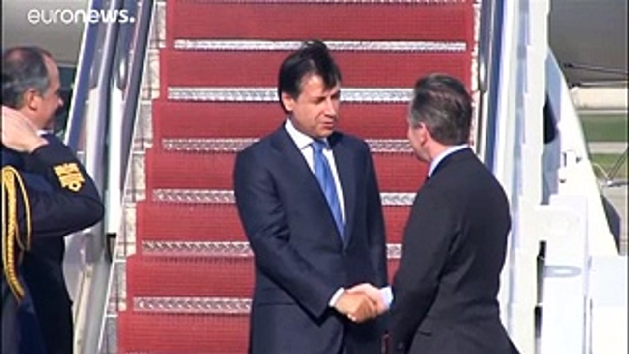 Giuseppe Conte trifft Donald Trump