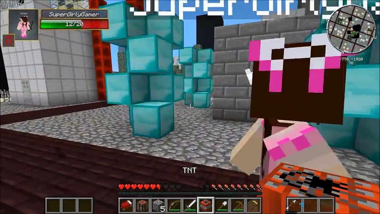 Minecraft City BUILDING BREAK IN CHALLENGE