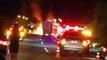 [밤사이 사건·사고] 고속도로 차량 4대 추돌 뒤 화재 / YTN