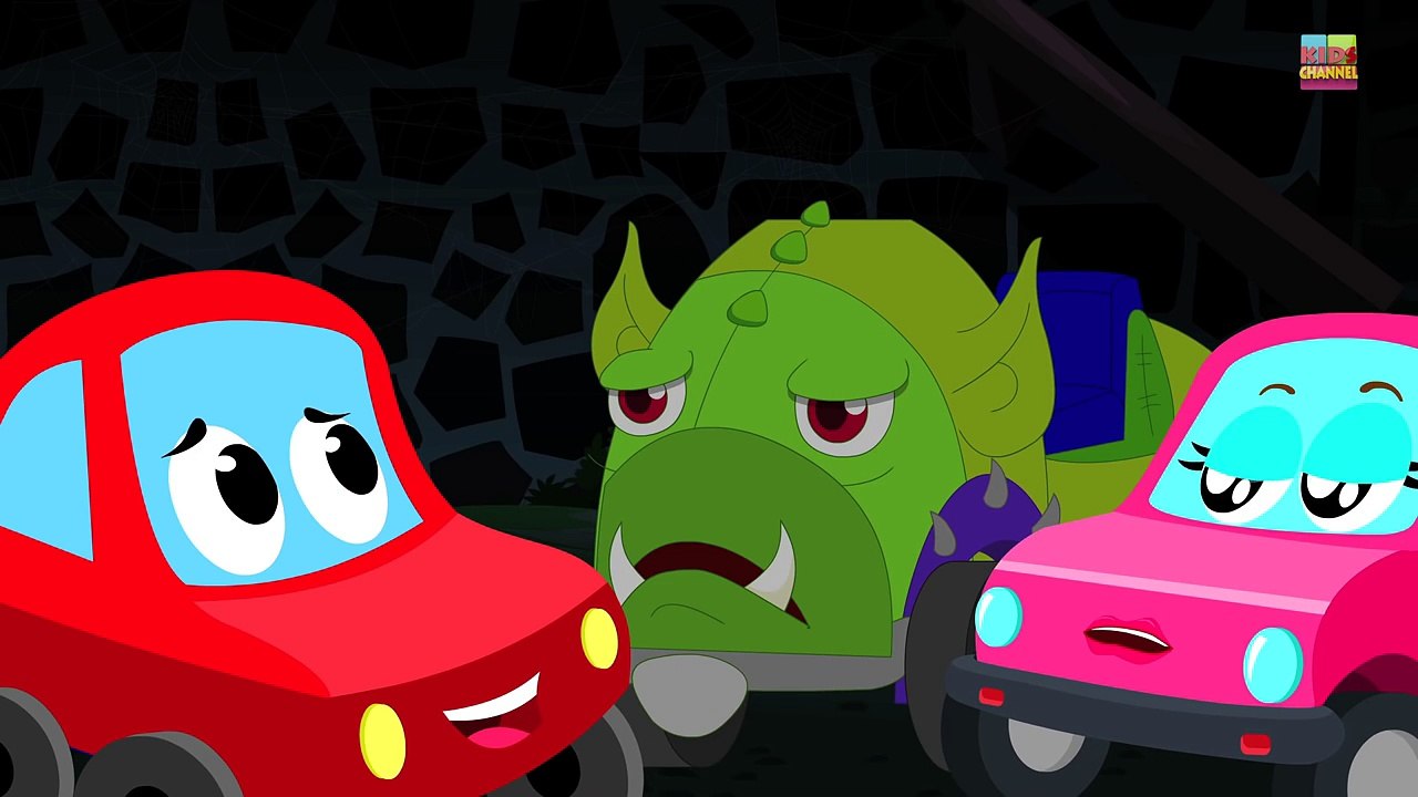 prepare for fright again | little red car | scary car rhymes for kids