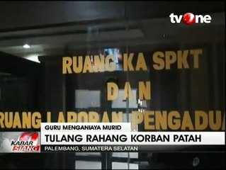 Rahang Siswa Patah Dianiaya Guru
