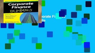 About For Books  Corporate Finance For Dummies  For Kindle