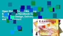 Open Ebook Project Managing E-Learning: A Handbook for Successful Design, Delivery and Management