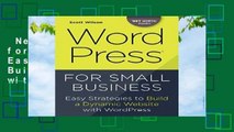 New Releases Wordpress for Small Business: Easy Strategies to Build a Dynamic Website with