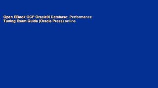 Open EBook OCP Oracle9i Database: Performance Tuning Exam Guide (Oracle Press) online