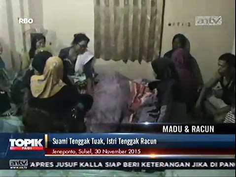 Suami Sering Menenggak Miras, Istri Nekat Minum Racun