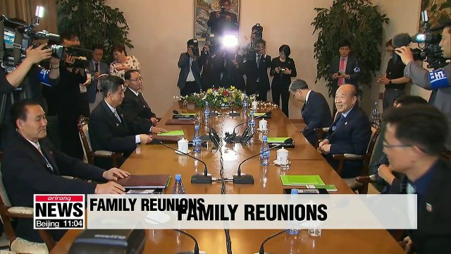 Two Koreas exchange final lists of participants for family reunions on Saturday