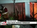 Korsleting Listrik, Tiga Rumah di Cipinang Ludes Terbakar