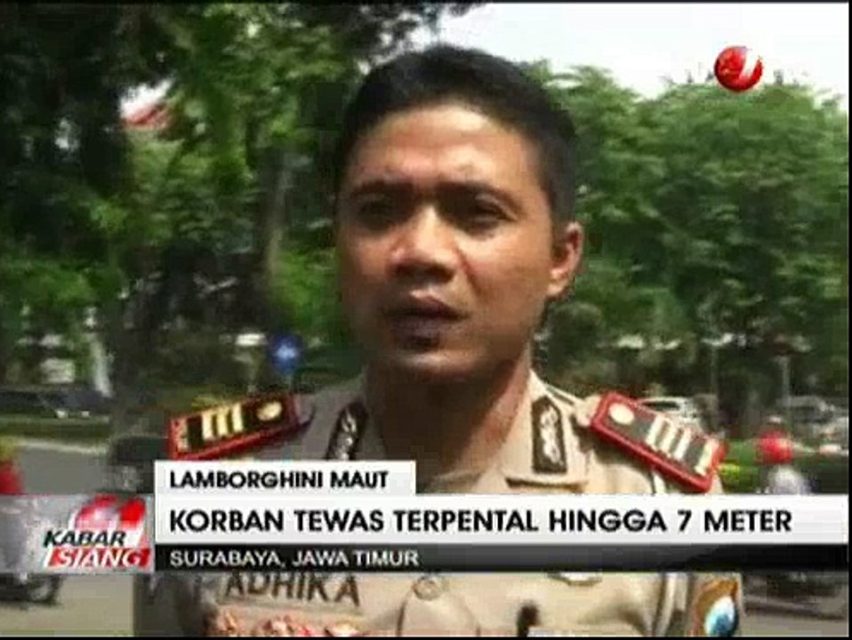 Polisi Gelar Olah TKP Lamborghini Maut