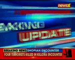 Shopian encounter: Four more terrorist have been killed; weapons recovered from the terrorists
