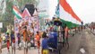 Kanwar Yatra 35 Pilgrims shows Patriotism, Carries 361 feet long tricolour