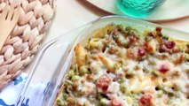 Pasta al Forno Bianca Piselli e Salsiccia | Ricetta Pasta al Forno Facile | 55Winston55