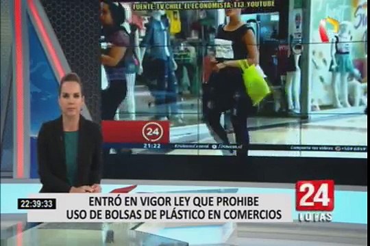 Chile: entra en vigor ley que prohíbe bolsas de plásticos en comercios