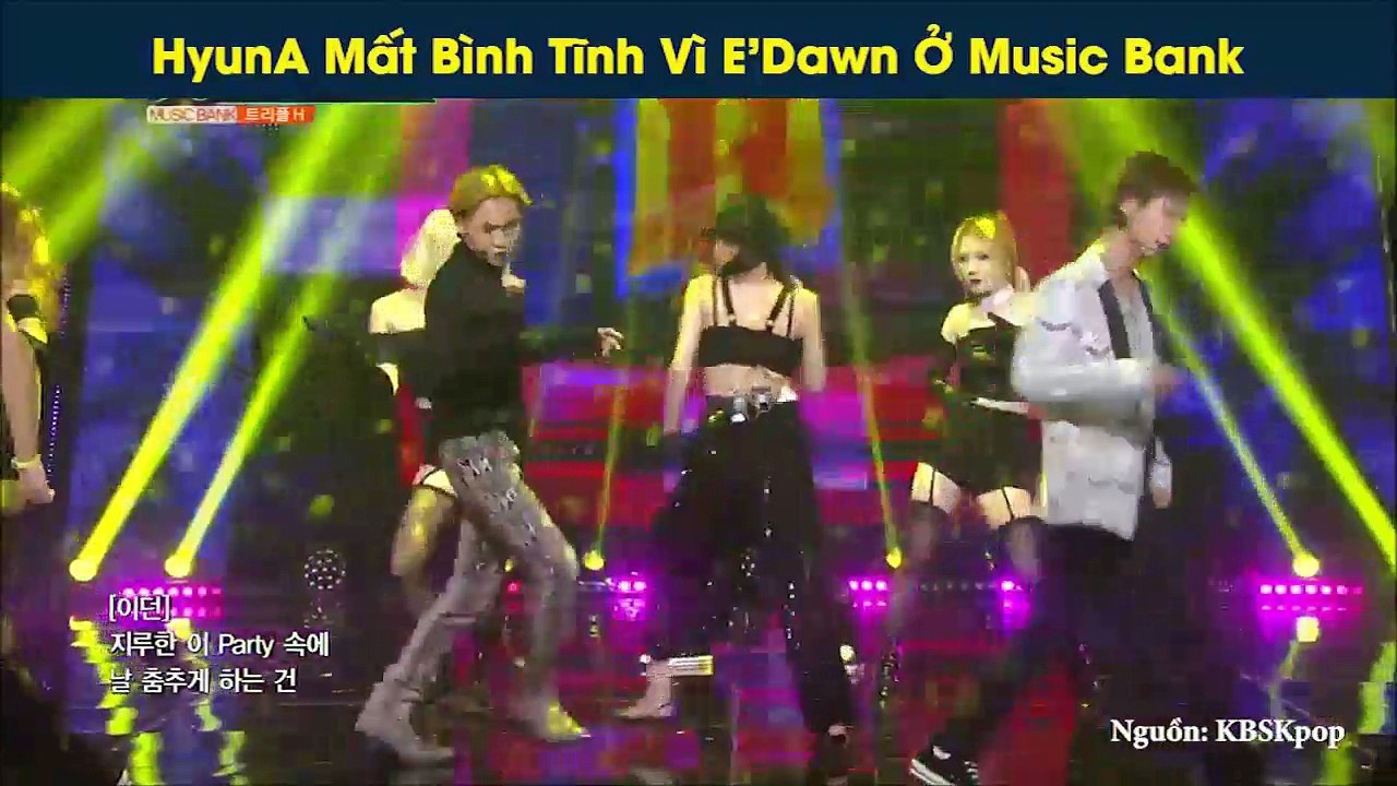 Fan Kpop lại đây mà xem, HyunA và E'Dawn vừa thả thính nhau "tình bể bình" ở Music Bank thế này đây