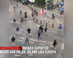 Kericuhan Pecah Antara Suporter Rangers dan Osijek Jelang Liga Europa