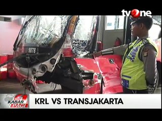 Saat Tertabrak KRL, Sopir Transjakarta Bantah Sedang Main Hp