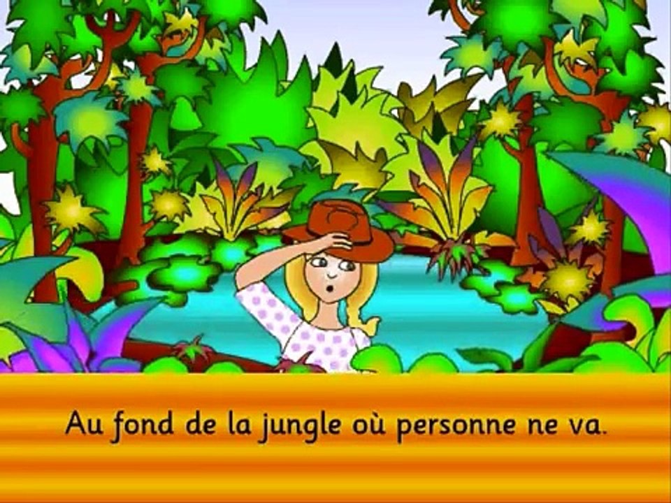Au fond de la jungle BABELZONE jungle animals song in French for kids