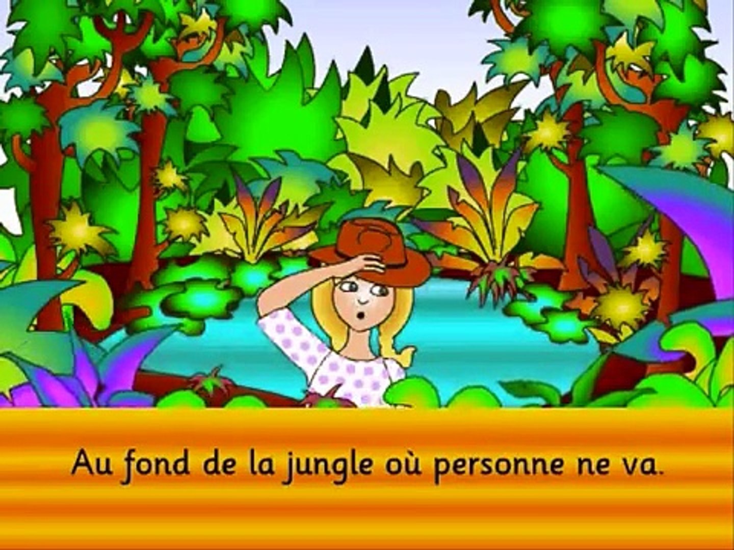 ⁣Au fond de la jungle BABELZONE jungle animals song in French for kids