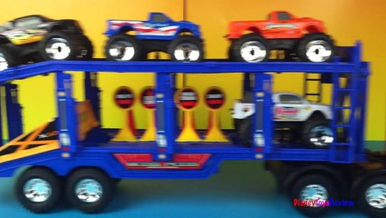 Bright Wheels Monster Mover Trucks PlaySet for kids Colorful Monster Truck Toys Mighty Whe