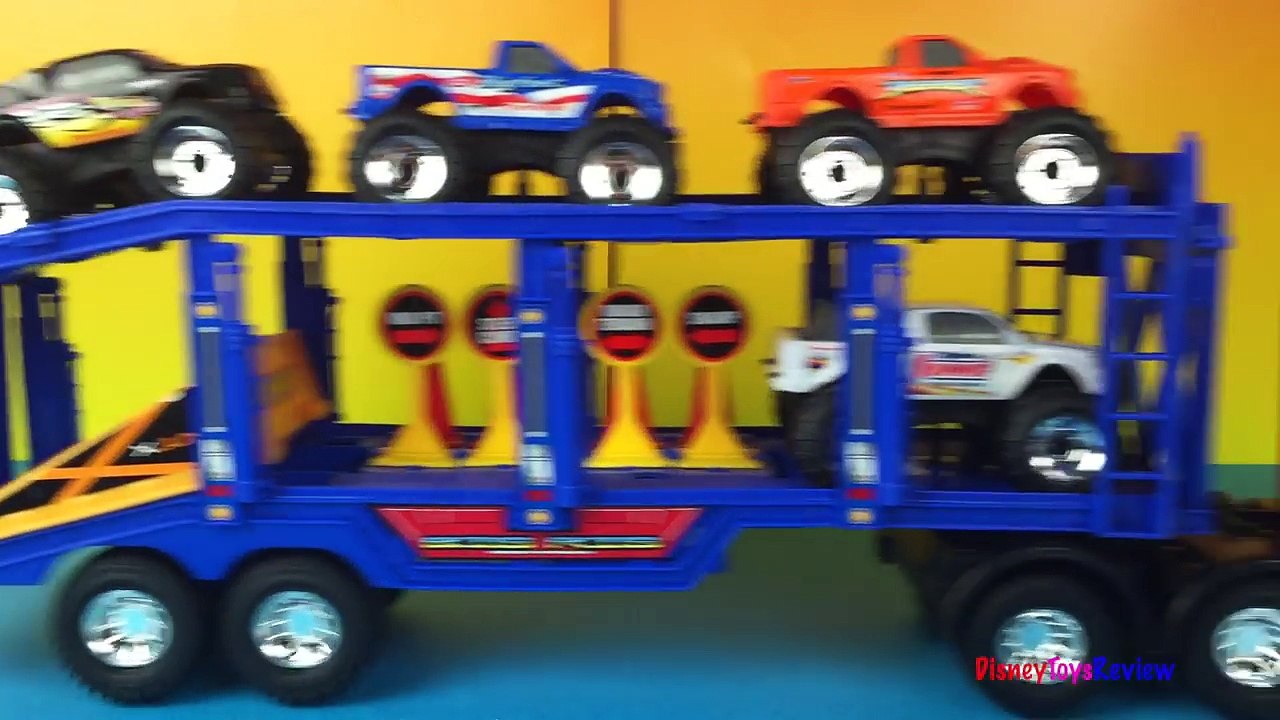 Bright Wheels Monster Mover Trucks PlaySet for kids Colorful Monster Truck Toys Mighty Whe