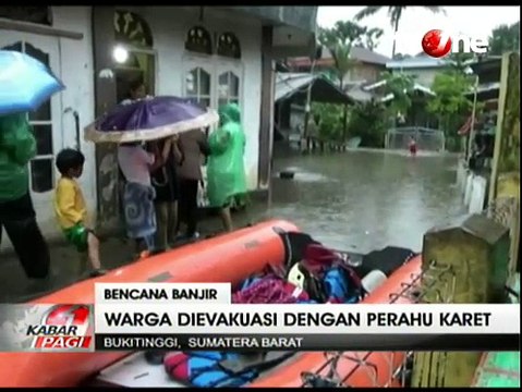 Puluhan Rumah di Bukittinggi Terendam Banjir