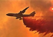 Air Tanker Deployed to Contain Devastating Mendocino Complex Wildfires