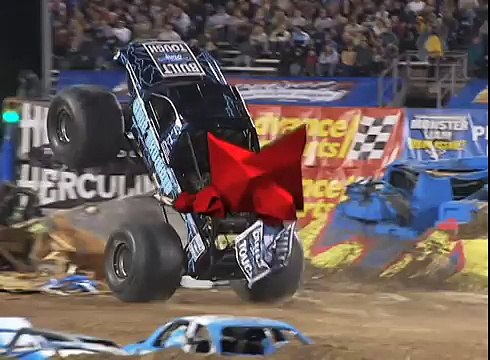Monster Jam Monster Jam Monster Truck Smashes a Pumpkin