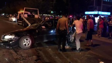 Zincirleme trafik kazası : 6 yaralı - SAMSUN