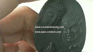 2d relief sculpture engraving made by AH2515 Precious Stone Engraving Machines (1)