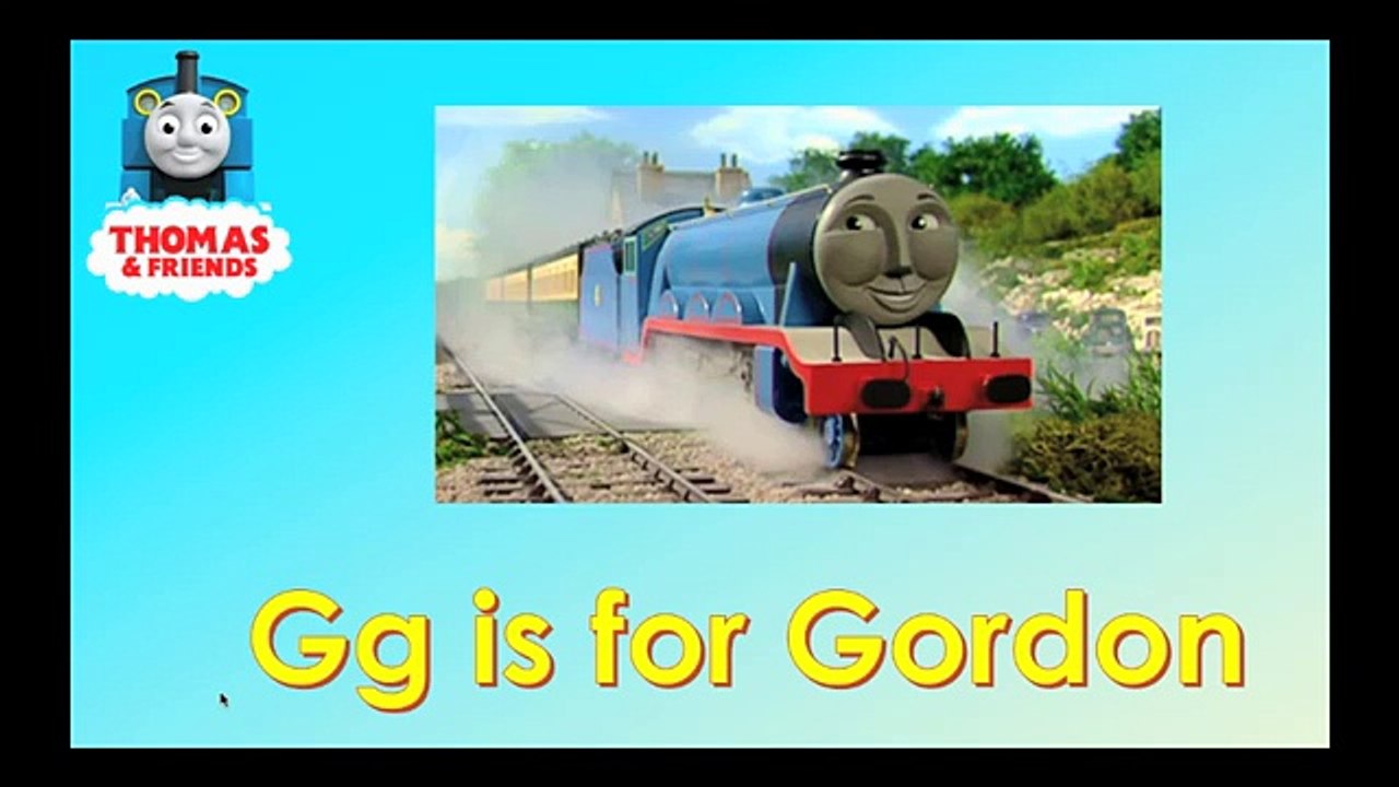 Thomas and Friends alphabet ABC learner