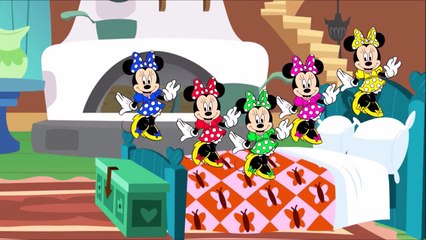 5 Little Minnie Mouse Jumping on the Bed with Dr Hulk and Finger Family Compilation and Ki