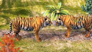 Wild Animals Cartoons For Children Wild Animals Lion Tiger Finding Mom Animals Finger Fami