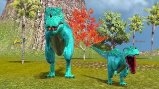 Dinosaur VS Lion Cartoon For Childrens | Dinosaur Movie For Kids | colors , Finger Family