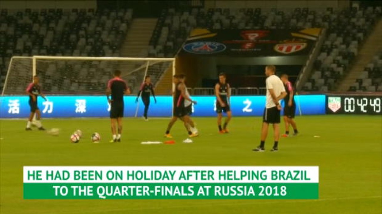 لقطة: كرة قدم: نيمار يعاود التدريبات برفقة باريس سان جيرمان