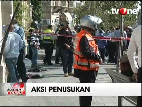Dua Wanita Coba Tusuk Empat Pejalan Kaki di Yerusalem